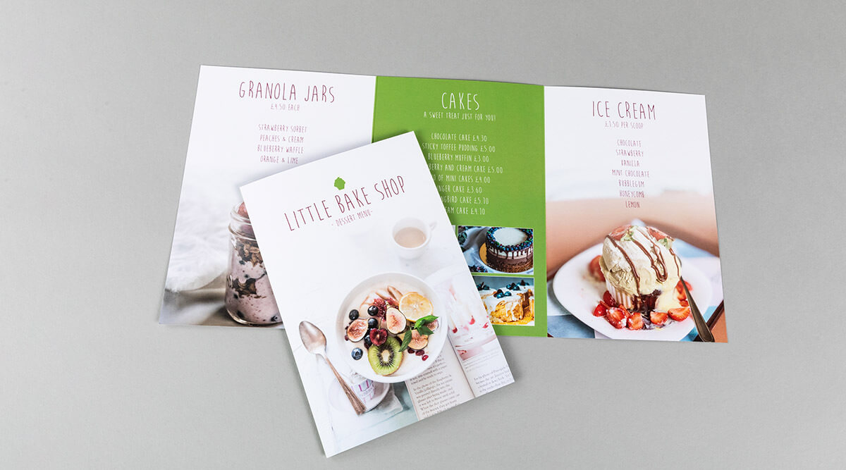 Menu Printing - Printed Menus